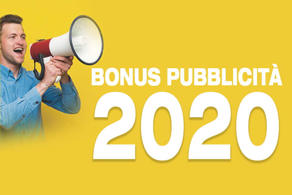 Bonus Pubblicità 2020